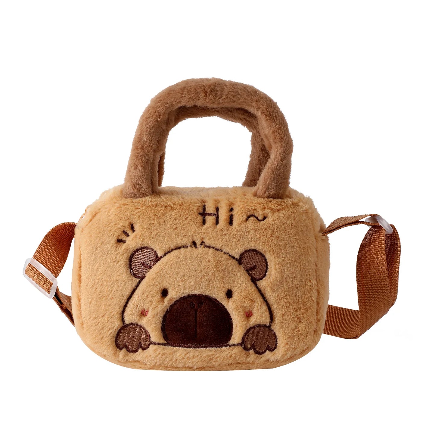 πΉ Cute Capybara Plush Shoulder Bag β Korea Style