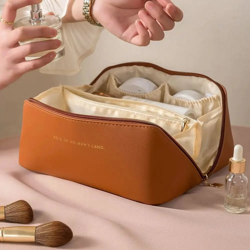 Luxury Makeup Organizer Bag β Travel Cosmetic Case