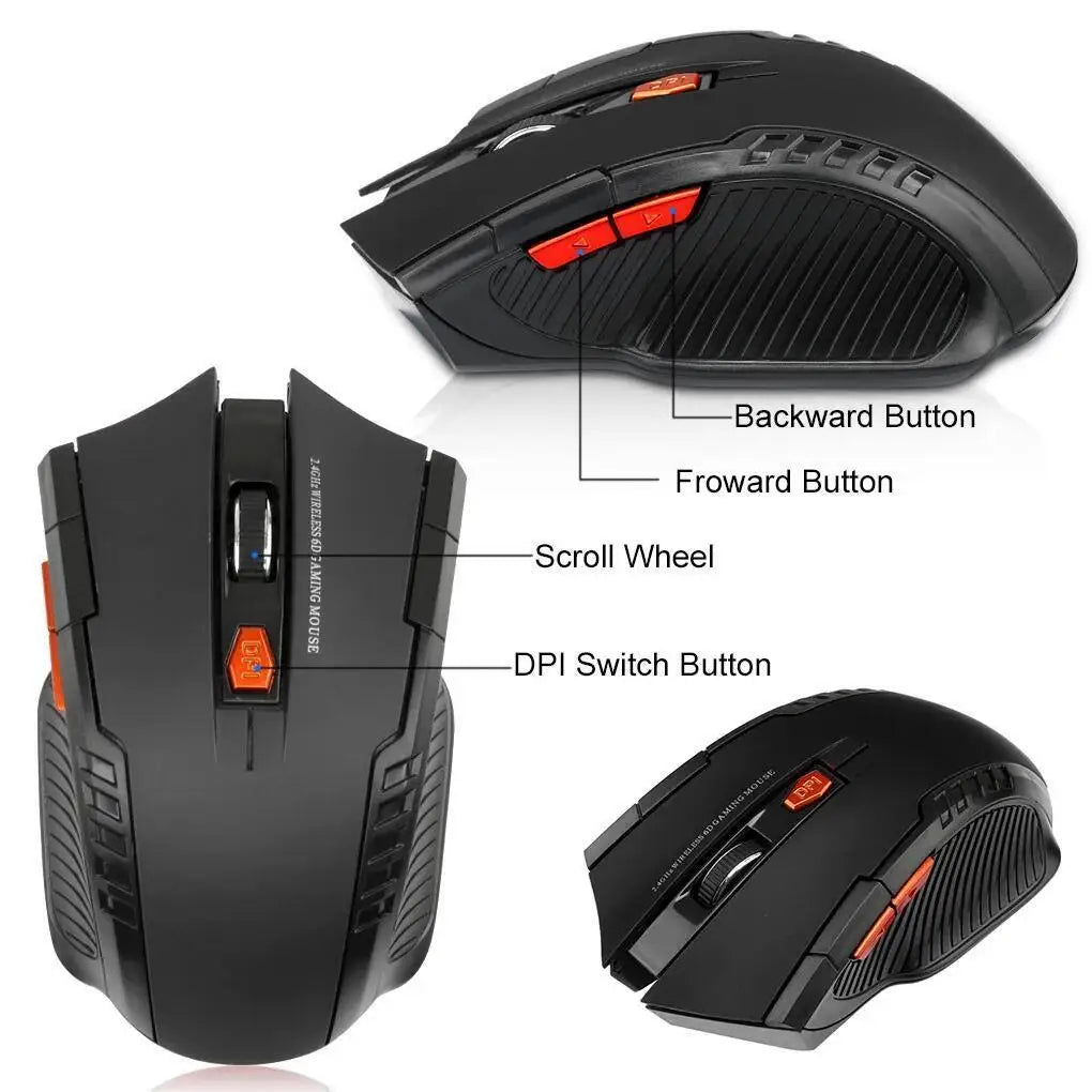 2.4G USB Wireless Mouse – Compact & Precise