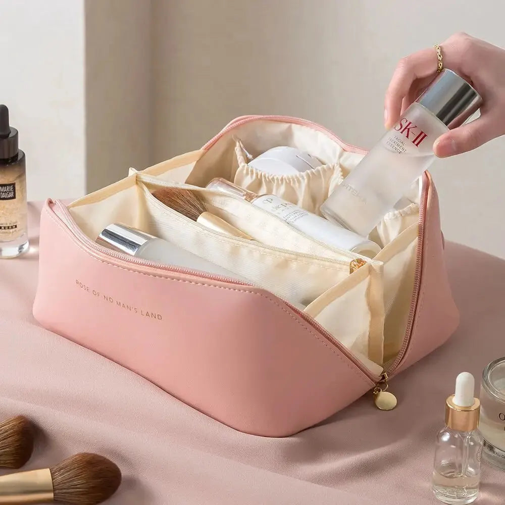 Luxury Makeup Organizer Bag β Travel Cosmetic Case