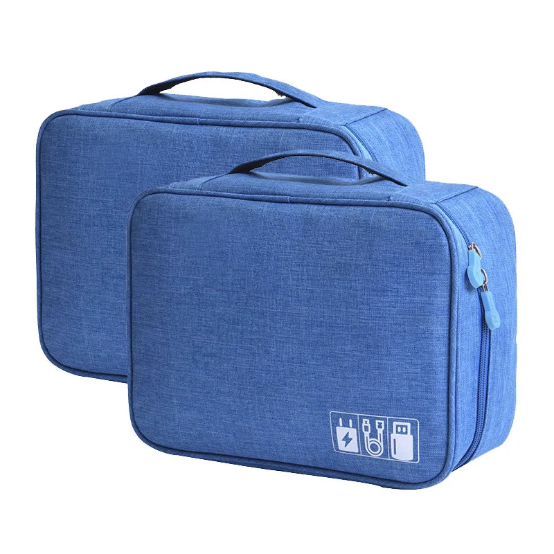 Waterproof Cable Organizer Bag β Travel Electronics Case
