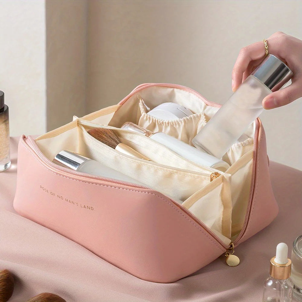 Luxury Makeup Organizer Bag β Travel Cosmetic Case