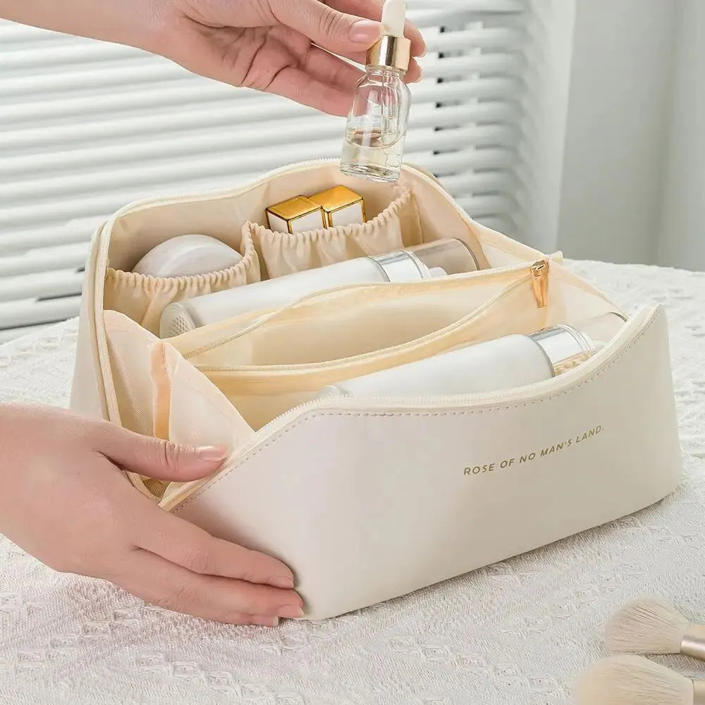 Luxury Makeup Organizer Bag β Travel Cosmetic Case