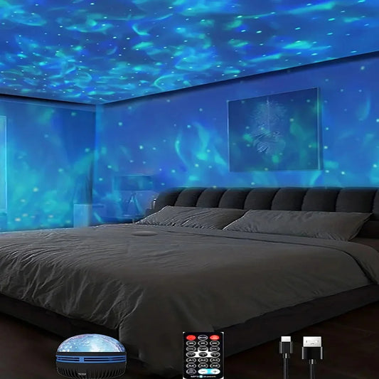Star & Galaxy Projector Night Light with 7 Colors