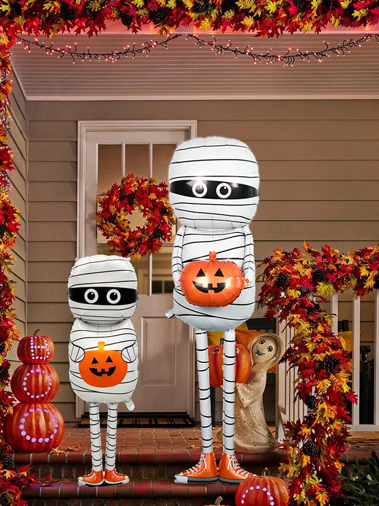 🎃 1pc Halloween Mummy Balloon – Spooky Cute Party Decoration