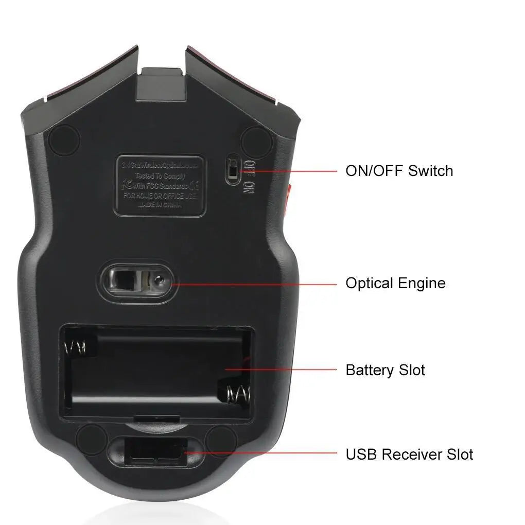 2.4G USB Wireless Mouse – Compact & Precise