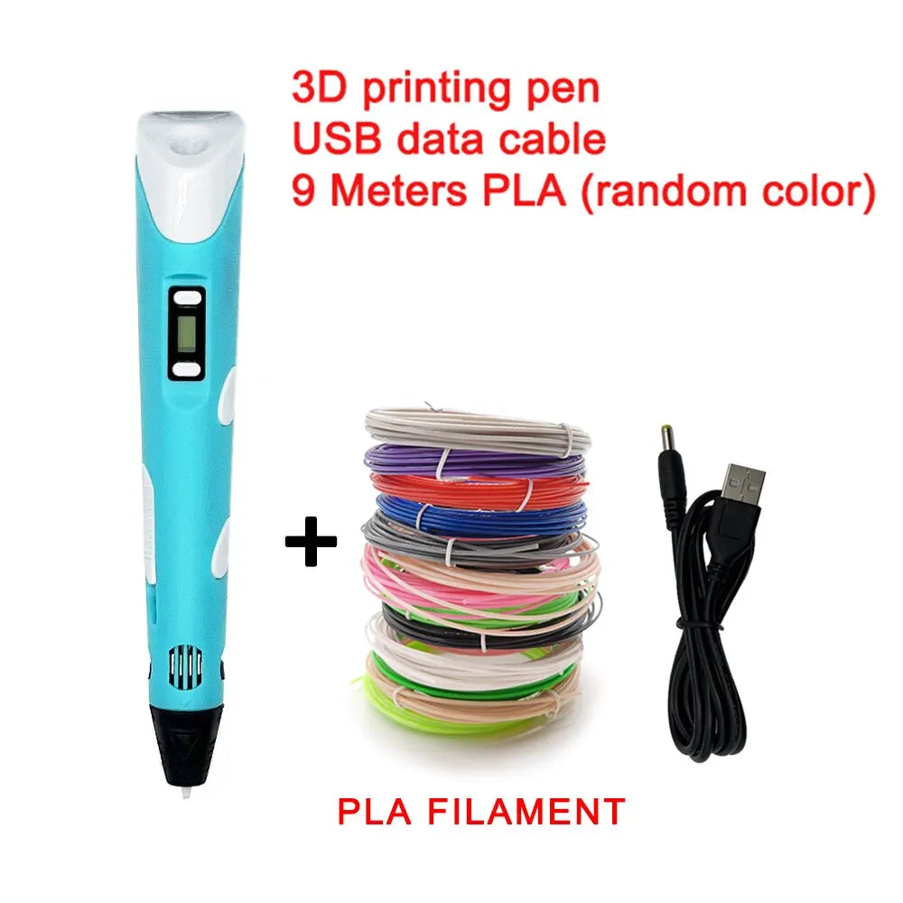 3D Printing Pen for Kids – DIY Drawing with PLA Filament