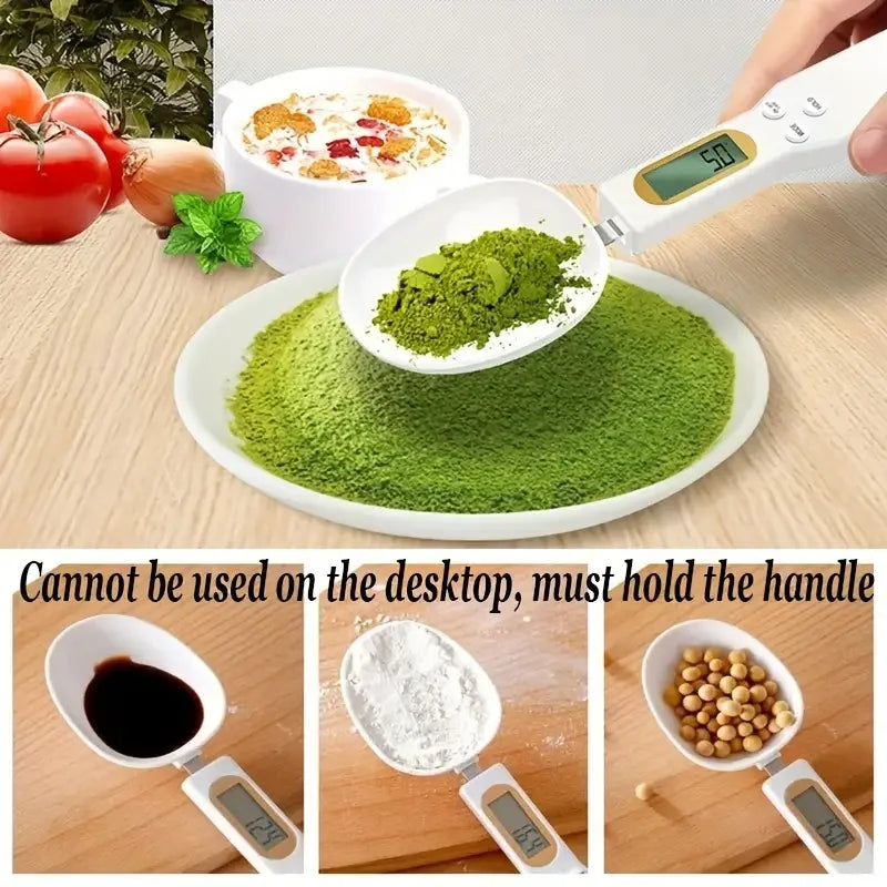 Mini Digital Spoon Scale – 0.1–500g LCD Kitchen Tool