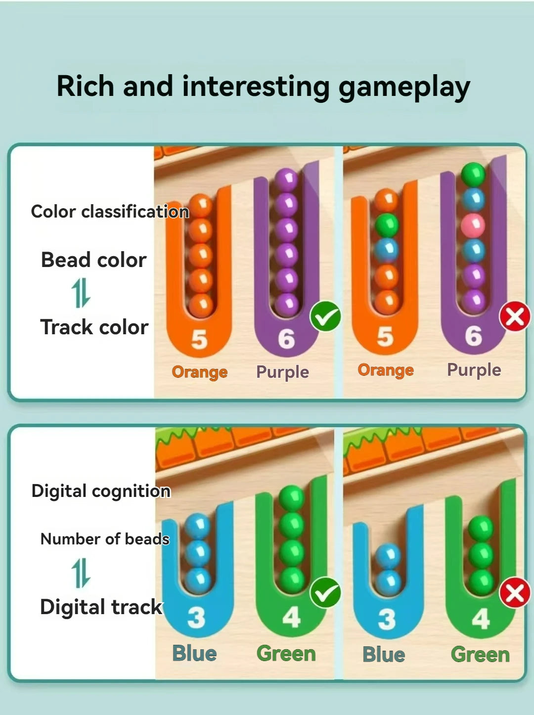 Magnetic Maze Puzzle Toy – Early Learning Game for Kids