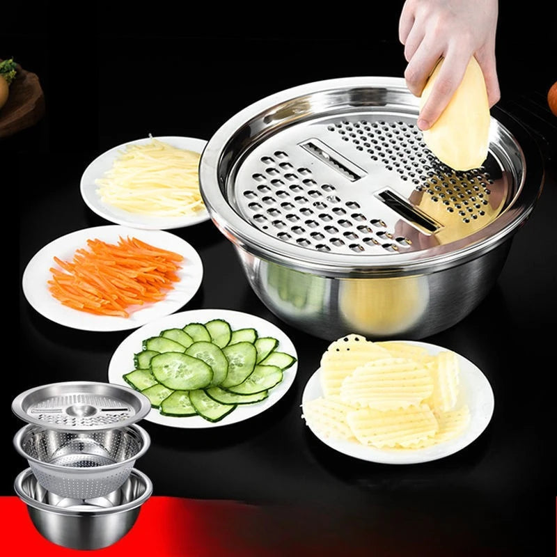 3PCS/1 Set Multifunctional Vegetable Slicer Set