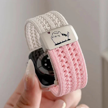 Braided Band For Apple Watch Strap