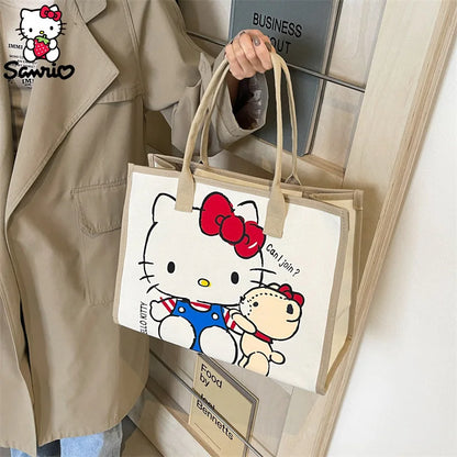 🎀 Hello Kitty Canvas Tote Bag