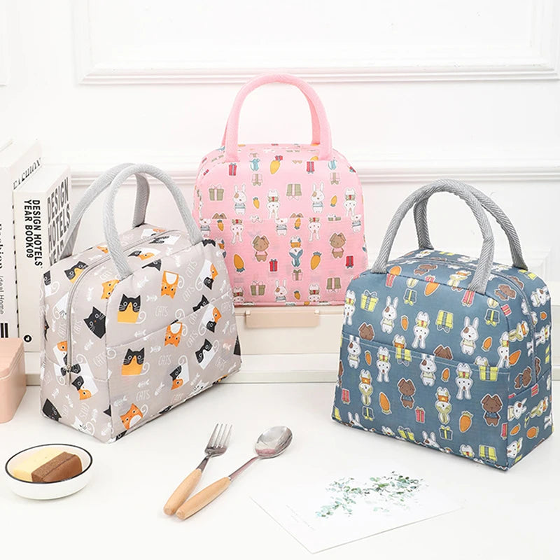 🧃 1PC Portable Thermal Lunch Bag