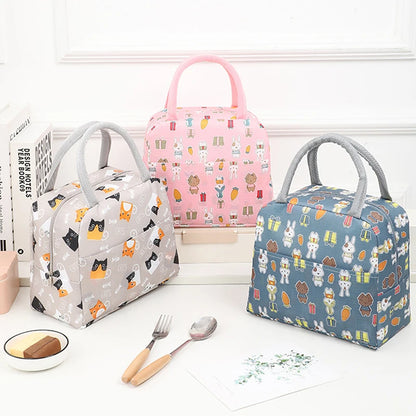 🧃 1PC Portable Thermal Lunch Bag