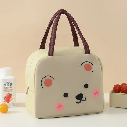 Cartoon Animals Thermal Lunch Bags