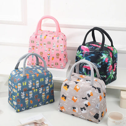 🧃 1PC Portable Thermal Lunch Bag