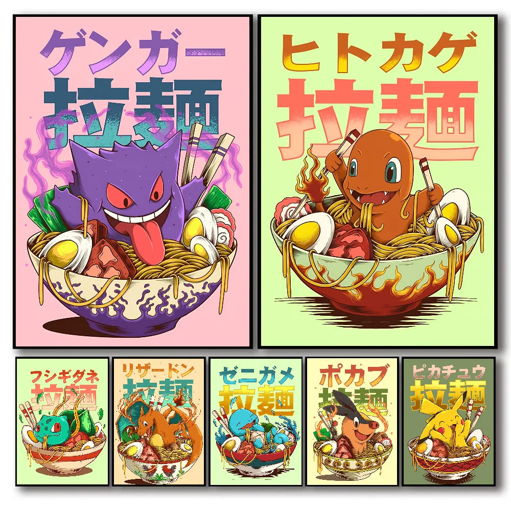 Miniso Anime Pokemon Poster