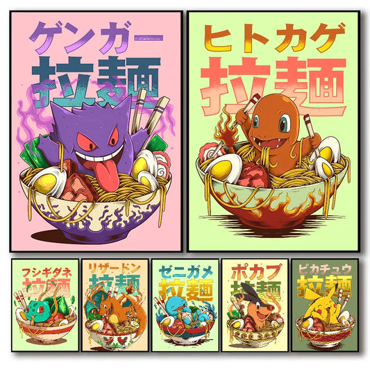 Miniso Anime Pokemon Poster