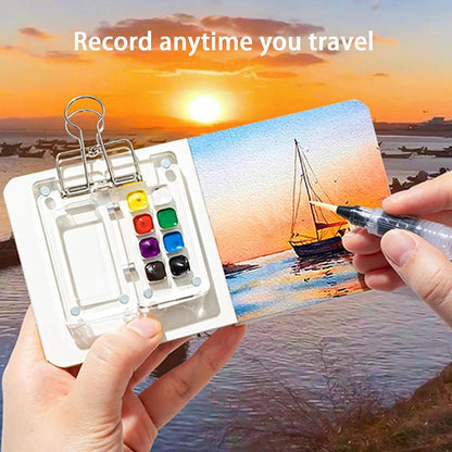 8/15 Grids Acrylic Watercolor Palette – Travel Paint Tray