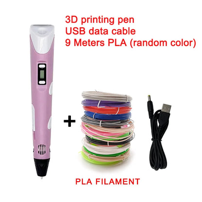 3D Printing Pen for Kids – DIY Drawing with PLA Filament