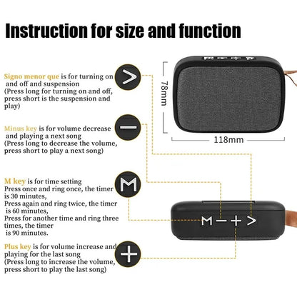Mini Bluetooth 5.0 Speaker – Outdoor Wireless HiFi Sound Box