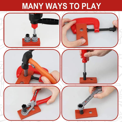 Children's Tool Set with Electric Toy Drill