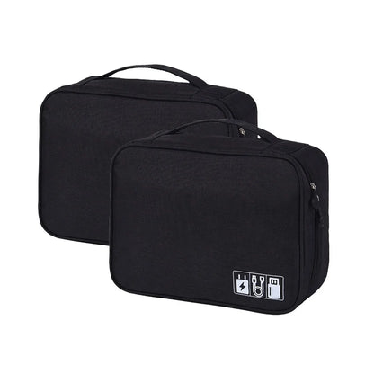 Waterproof Cable Organizer Bag – Travel Electronics Case