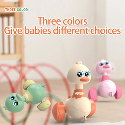 Cartoon Swing Duck Pull-Back Toy Car