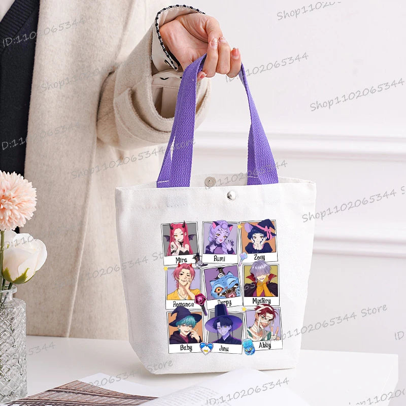🎃 Halloween Anime Tiger Canvas Tote