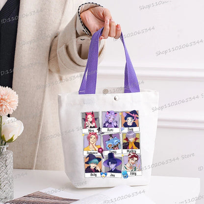 🎃 Halloween Anime Tiger Canvas Tote