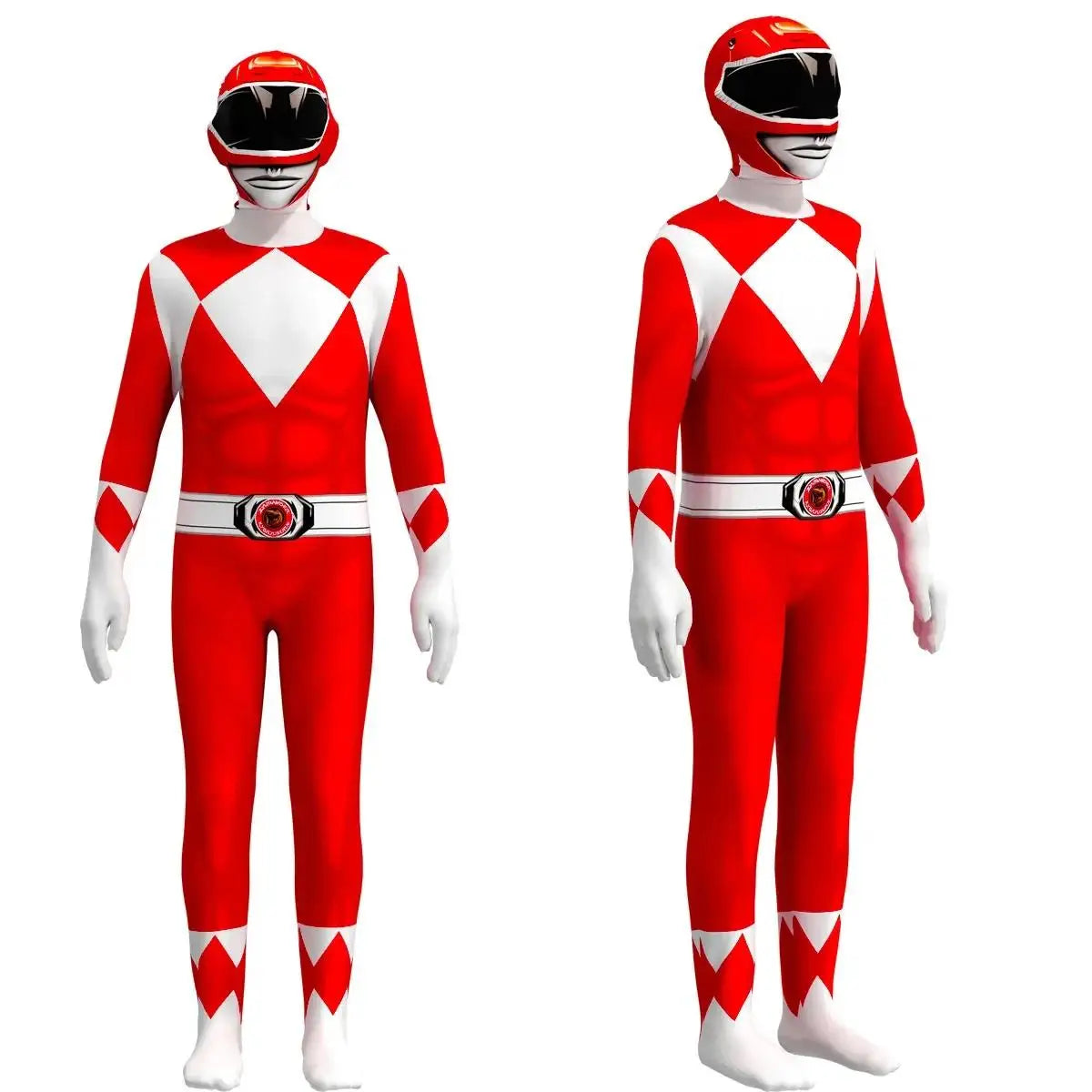 ⚡ Power Samurai Shinkenger Rangers Costume – Superhero Cosplay Jumpsuit