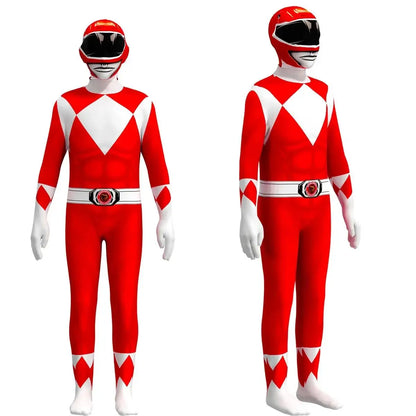 ⚡ Power Samurai Shinkenger Rangers Costume – Superhero Cosplay Jumpsuit