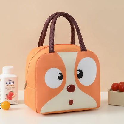 Cartoon Animals Thermal Lunch Bags