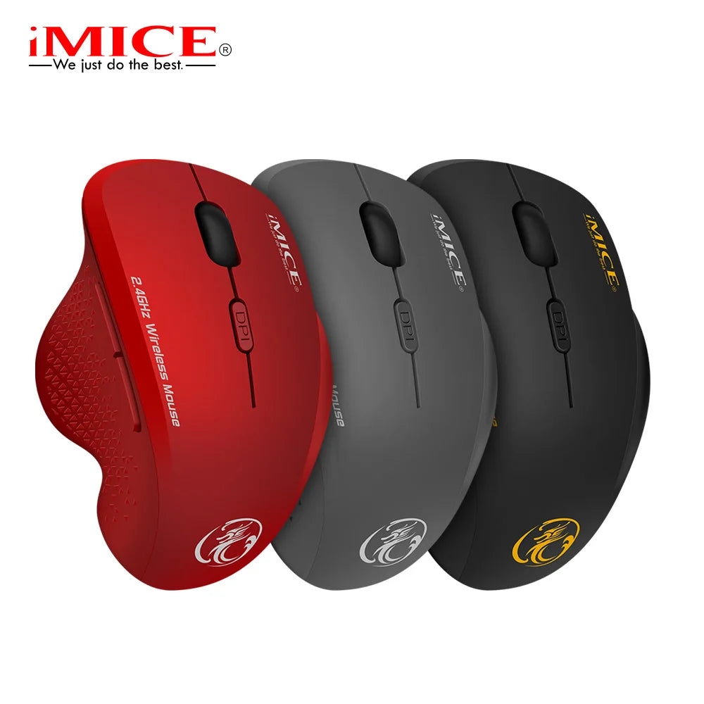 Wireless Mouse 2.4G – 1600DPI Ergonomic for PC & Laptop