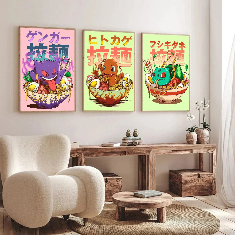 Miniso Anime Pokemon Poster