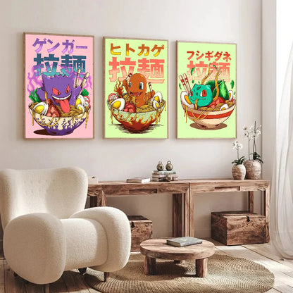 Miniso Anime Pokemon Poster