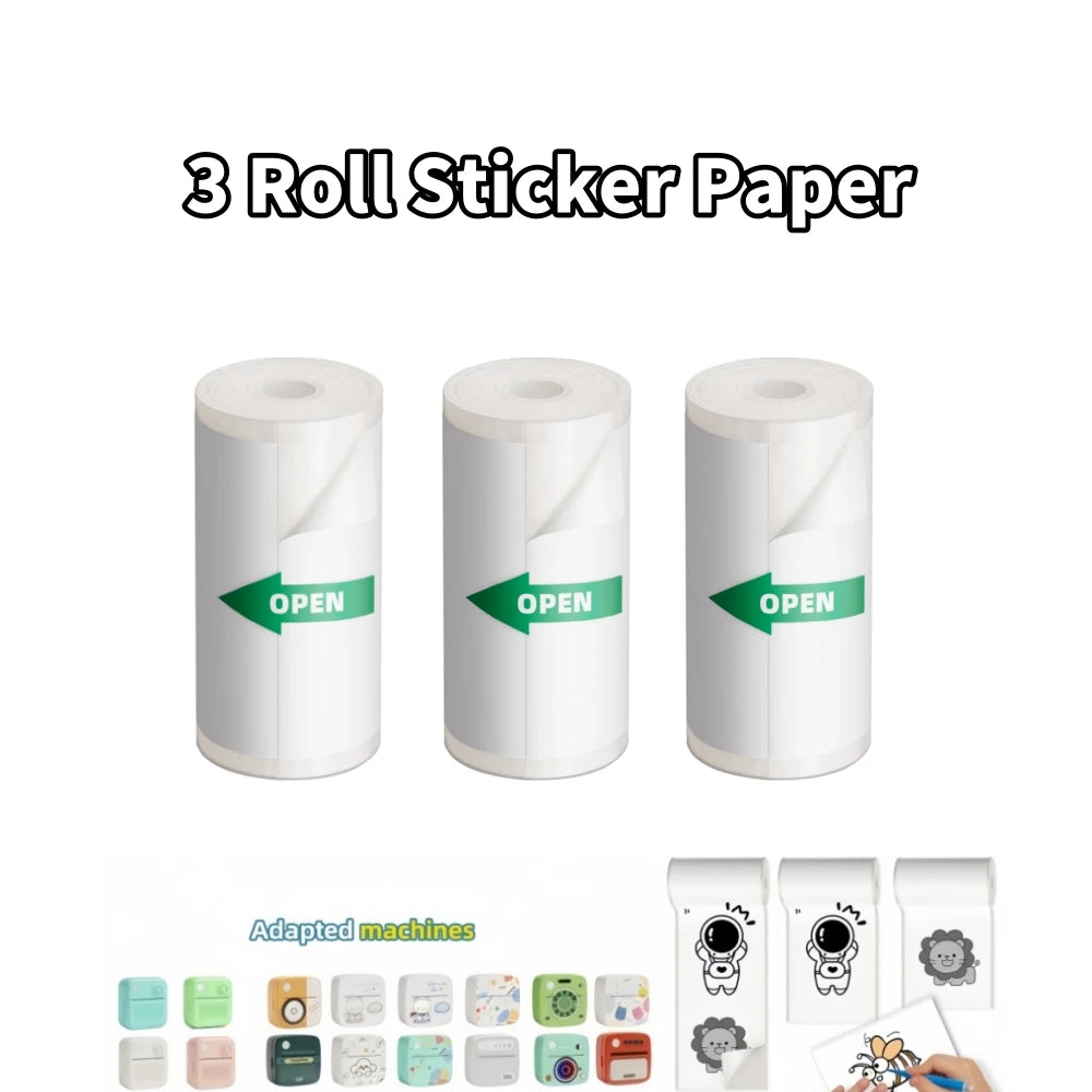 Mini Thermal Printer – Portable Sticker & Label Maker