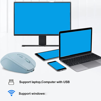 Rechargeable Bluetooth & 2.4G Wireless Mouse
