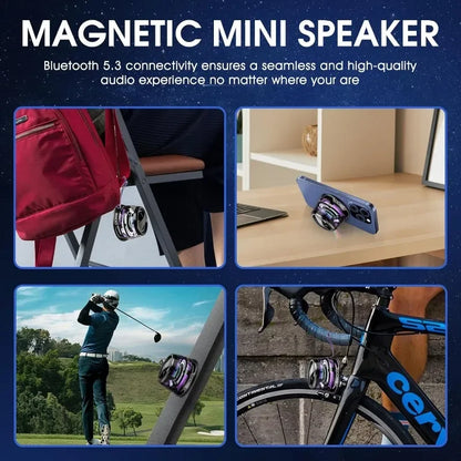 SonicGrip – Magnetic Travel Speaker with Lights