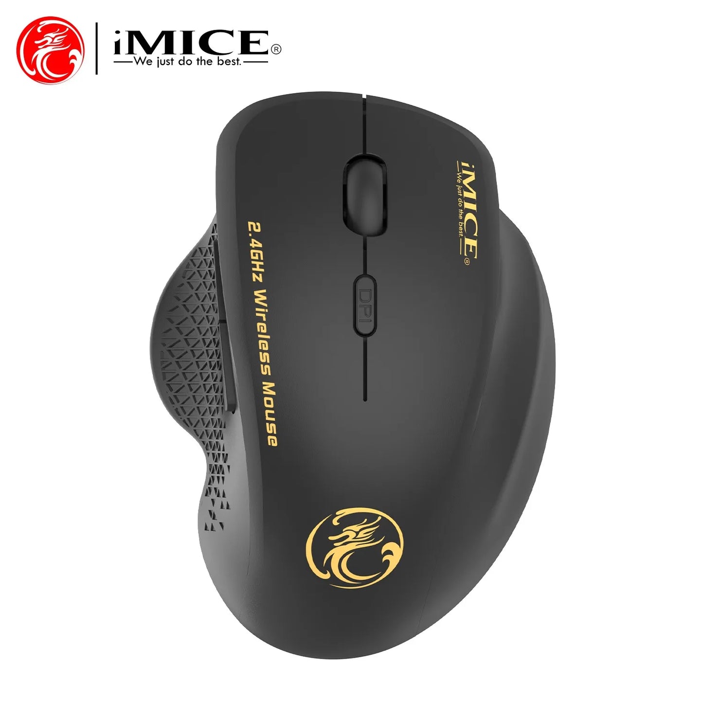 Wireless Mouse 2.4G – 1600DPI Ergonomic for PC & Laptop
