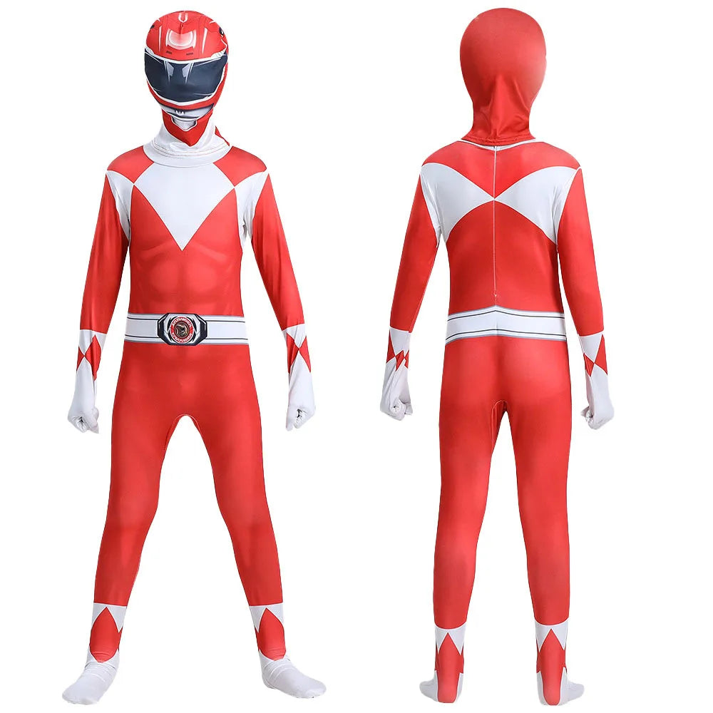 ⚡ Power Samurai Shinkenger Rangers Costume – Superhero Cosplay Jumpsuit