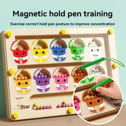 Magnetic Maze Puzzle Toy – Early Learning Game for Kids