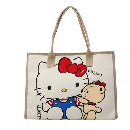 🎀 Hello Kitty Canvas Tote Bag