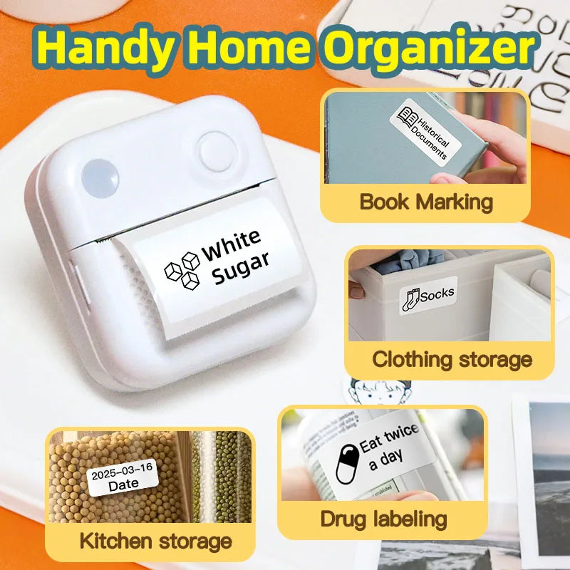 Mini Thermal Printer – Portable Sticker & Label Maker