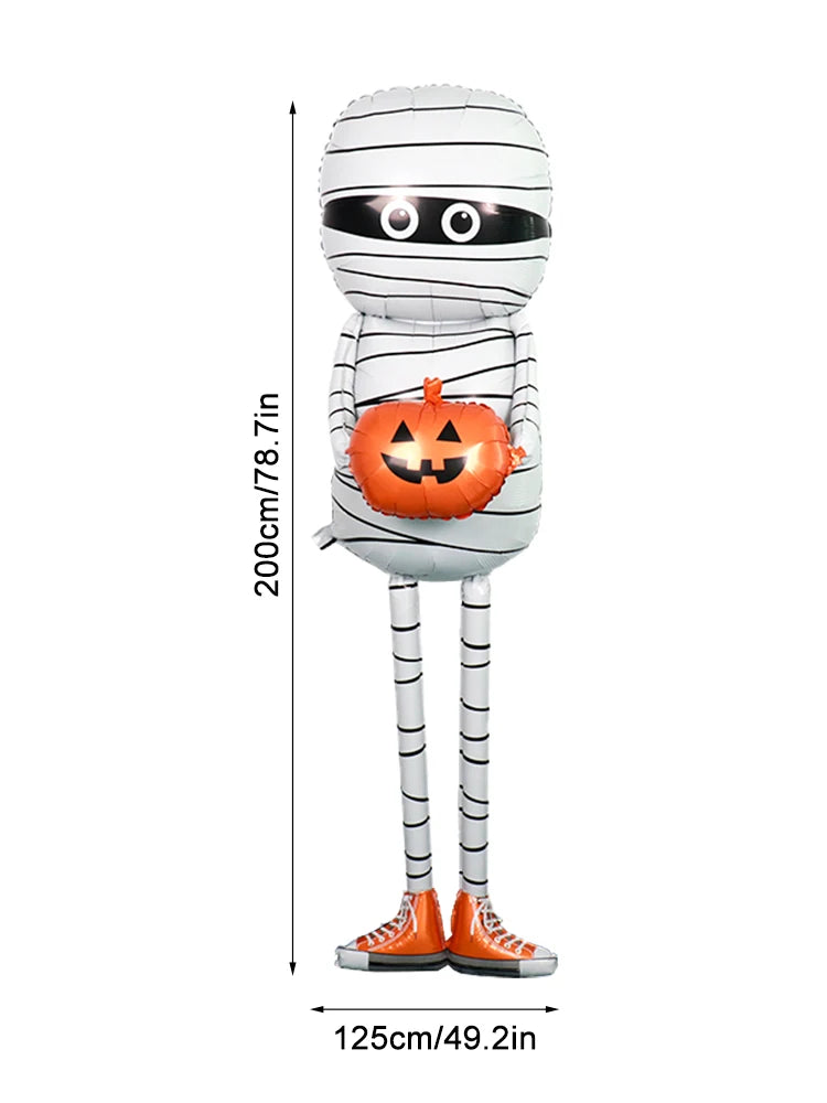 🎃 1pc Halloween Mummy Balloon – Spooky Cute Party Decoration