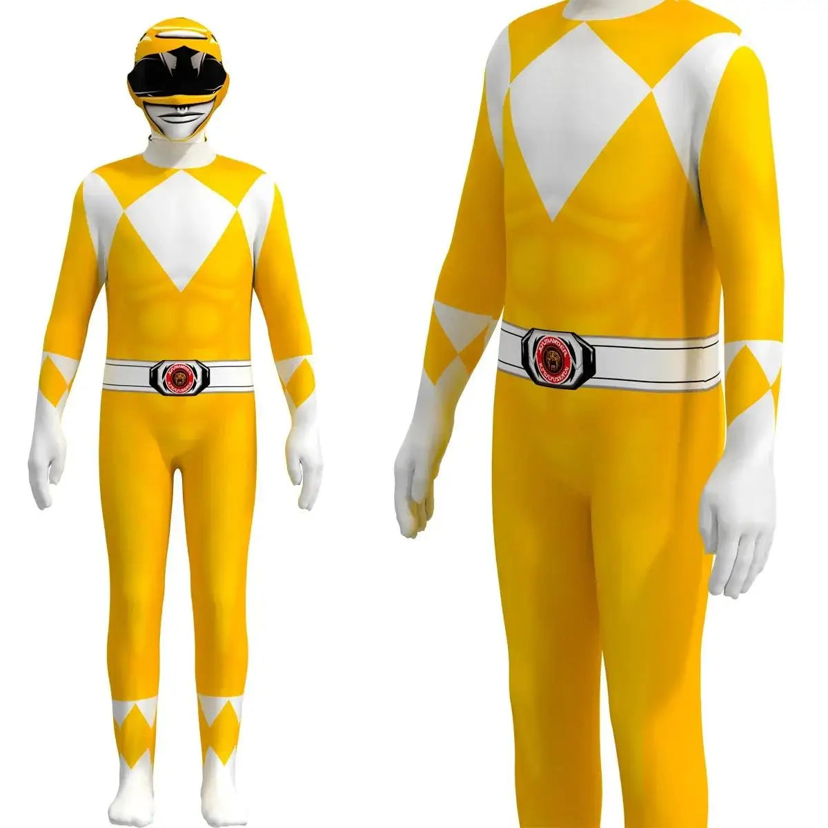 ⚡ Power Samurai Shinkenger Rangers Costume – Superhero Cosplay Jumpsuit