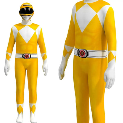 ⚡ Power Samurai Shinkenger Rangers Costume – Superhero Cosplay Jumpsuit