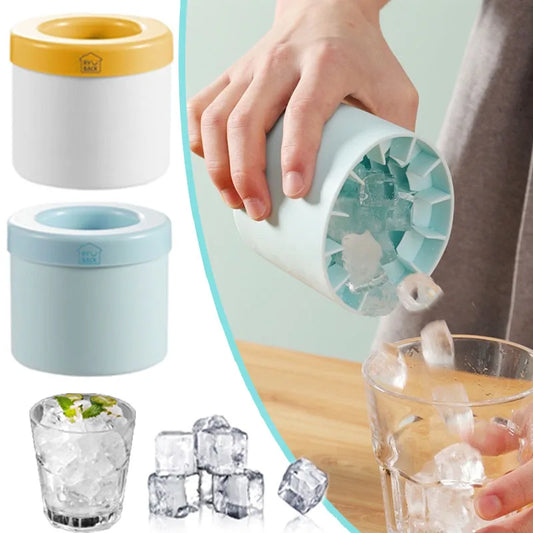 ❄️ ChillFlex – Silicone Round Ice Cube Mold