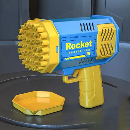 40-Hole Electric Bubble Gun – Handheld Rocket Launcher Toy for Kids