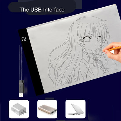 LED Drawing Copy Pad – 3-Level Dimmable Light Board